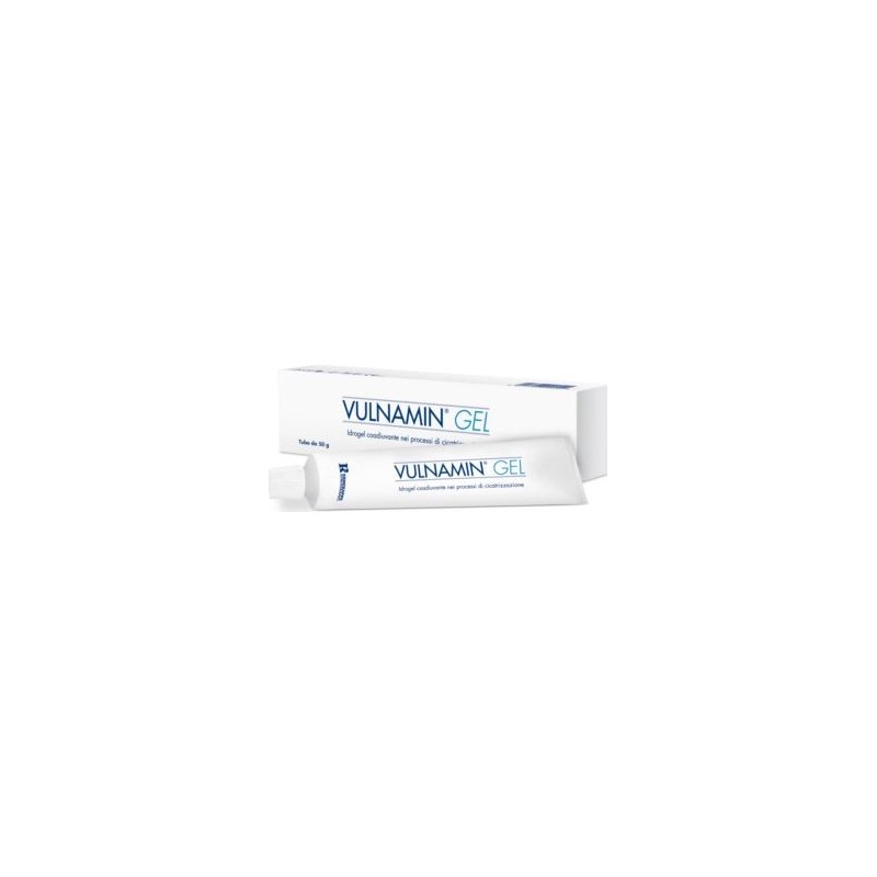 Vulnamin medicazione interattiva in gel a base di aminoacidicostitutivi del collagene e sodio jaluronato tubo 50 g