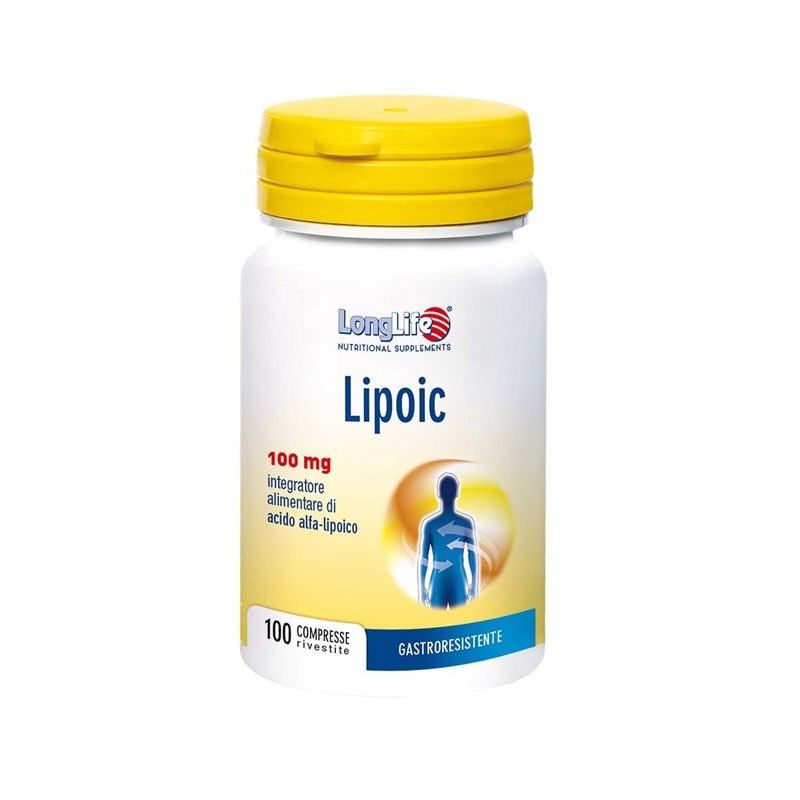 Longlife lipoic 100 mg 100 capsule