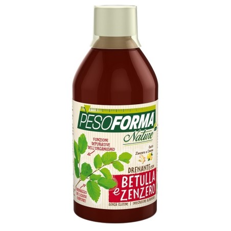 Pesoforma nature drenante betulla e zenzero 500 ml