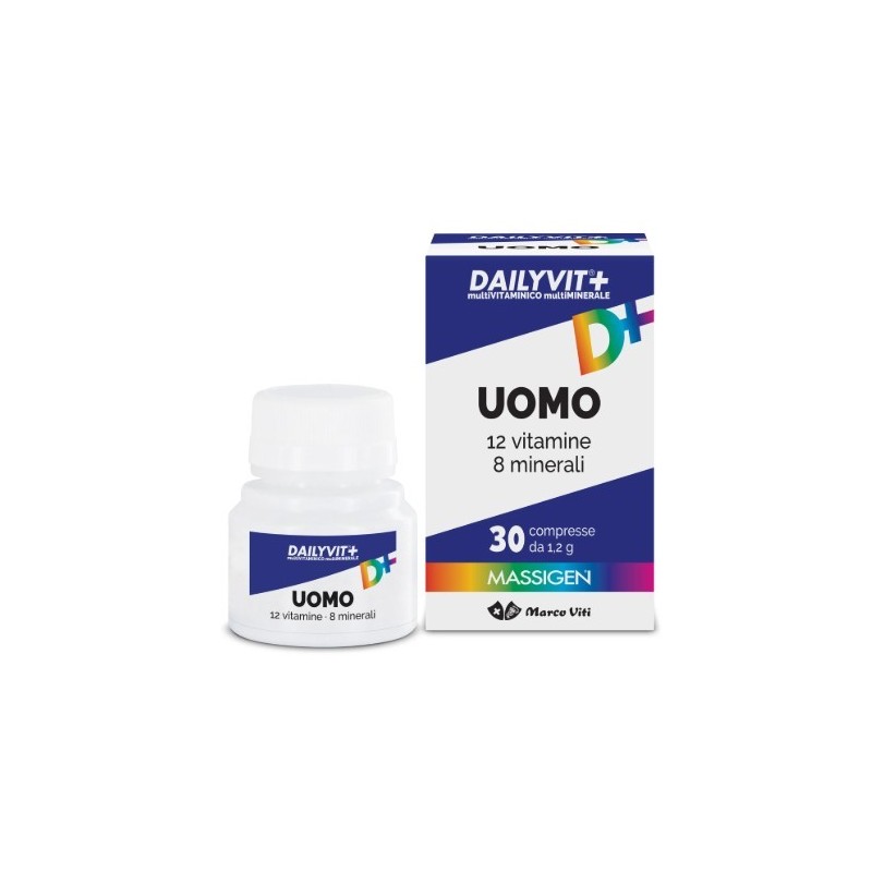 Dailyvit+ uomo multivitaminico e multiminerale 30 compresserivestite