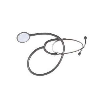 Stetoscopio s-10 in alluminio testa diametro 47 mm tubo singolo in pvc