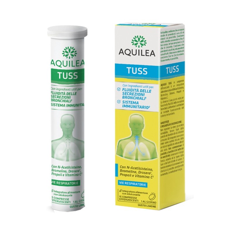 Aquilea tuss 15 compresse effervescenti 90 g