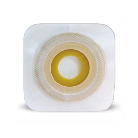 Placca piana modellabile per stomia due pezzi 22-33mm flangia 48mm con adesivo idrocolloidale 5 pezzi