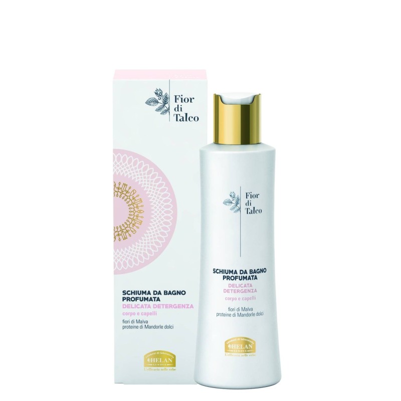 Helan fior di talco schiuma da bagno profumata delicata 200ml