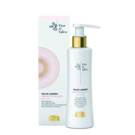 Helan fior di talco talco liquido idratante delicato corpo 200 ml