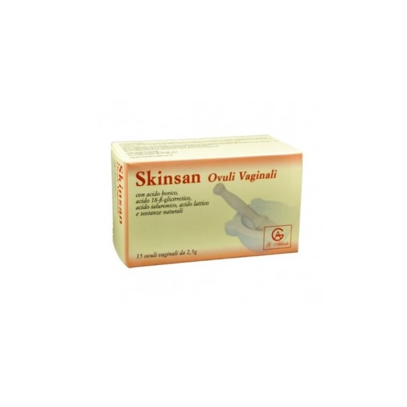 Skinsan 15 ovuli vaginali 2,5 g Skinsan 15 ovuli vaginali 2,5 g