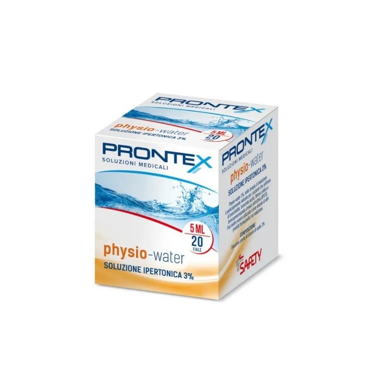 Physio-water ipertonica fiale 5 ml Physio-water ipertonica fiale 5 ml