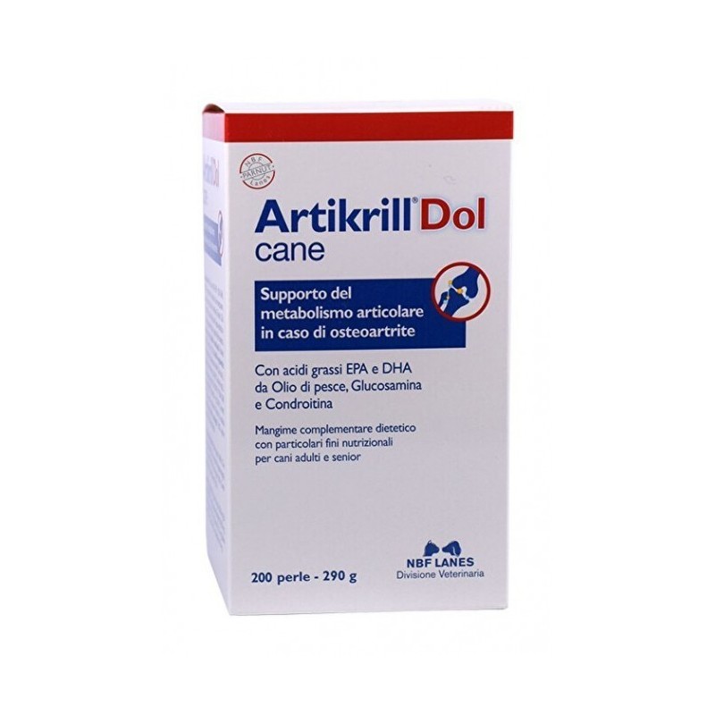 Artikrill dol cane flacone 200 perle