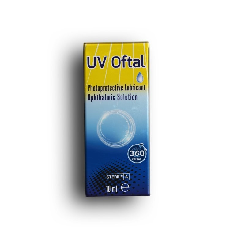 Uv oftal soluzione oftalmica lubrificante fotoprotettiva 10ml Uv oftal soluzione oftalmica lubrificante fotoprotettiva 10ml