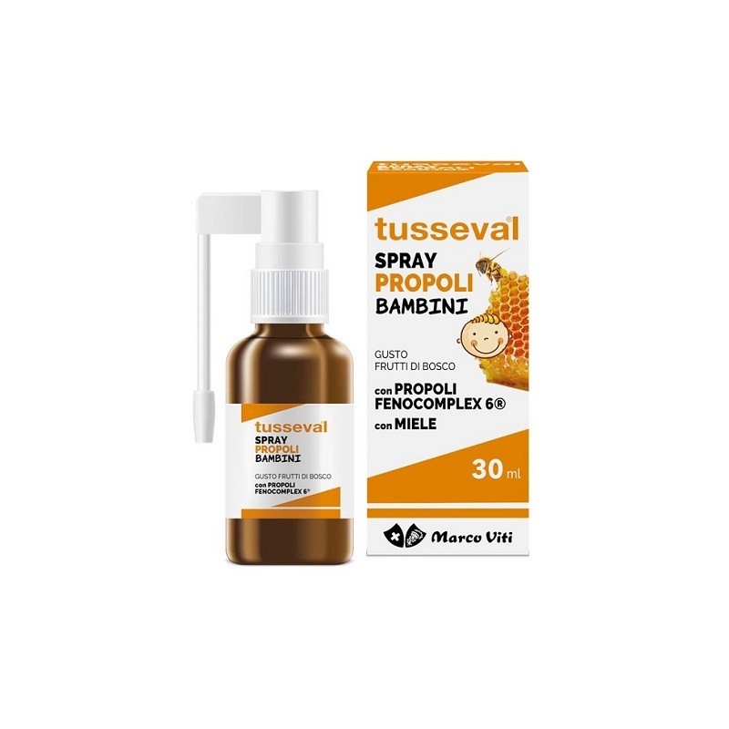 Tusseval gola propoli spray per bambini 30 ml