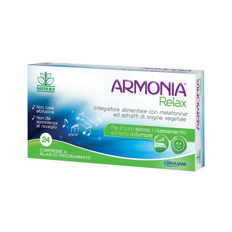 Armonia relax 1 mg a base di melatonina 24 compresse