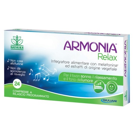 Armonia relax 1 mg a base di melatonina 24 compresse