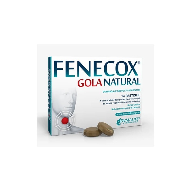 Fenecox gola natural mentolo eucalipto 36 pastiglie