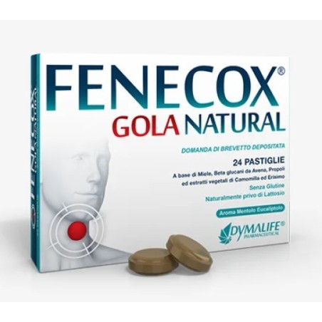Fenecox gola natural mentolo eucalipto 36 pastiglie