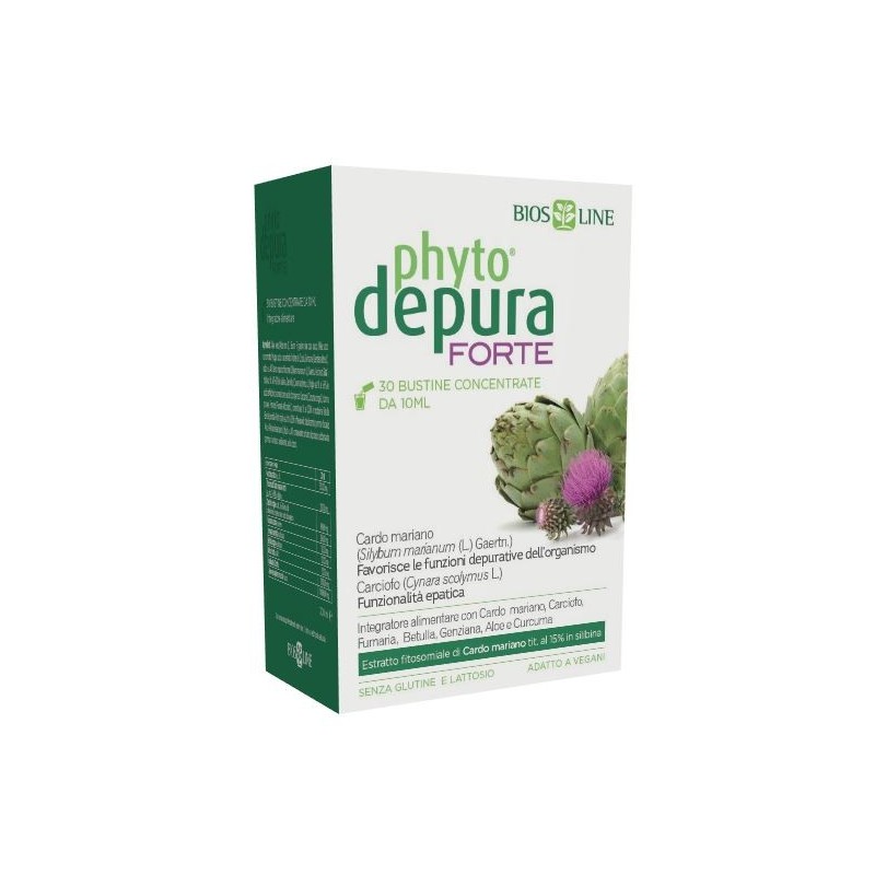Phytodepura forte 30 bustine concentrate da 10 ml