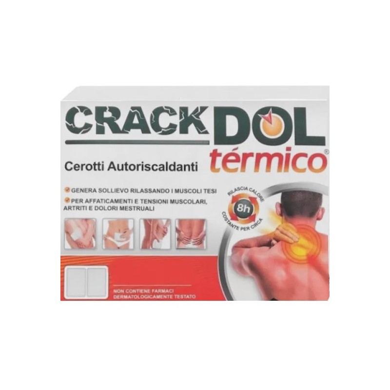 Crackdol termico cerotto autoriscaldante 6 pezzi