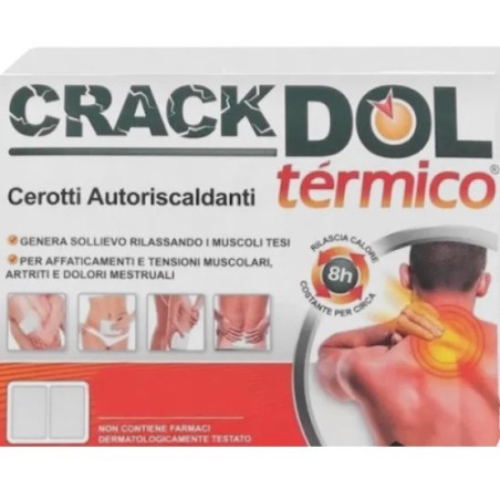 Crackdol termico cerotto autoriscaldante 6 pezzi