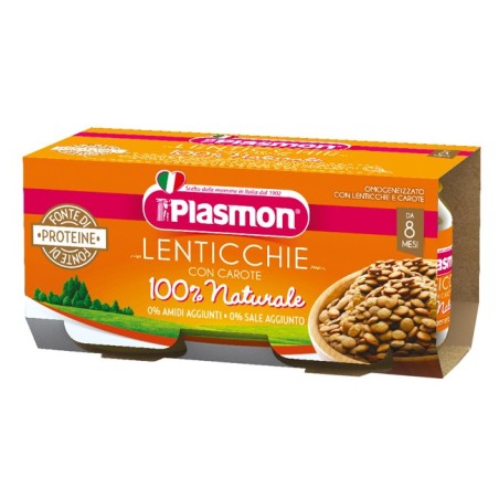 Plasmon omogeneizzato lenticchie 2 x 80 g Plasmon omogeneizzato lenticchie 2 x 80 g