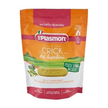 Plasmon crick spinaci e piselli 100 g