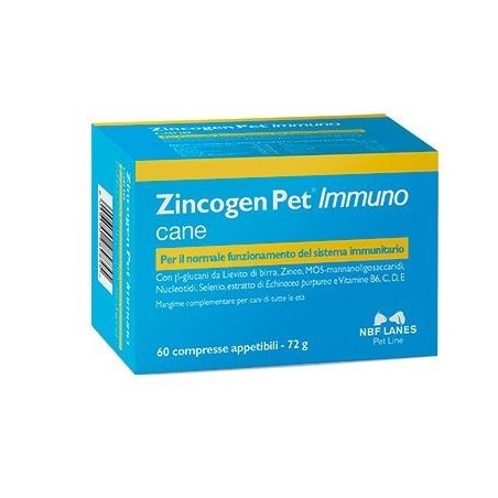 Zincogen pet immuno 60 compresse