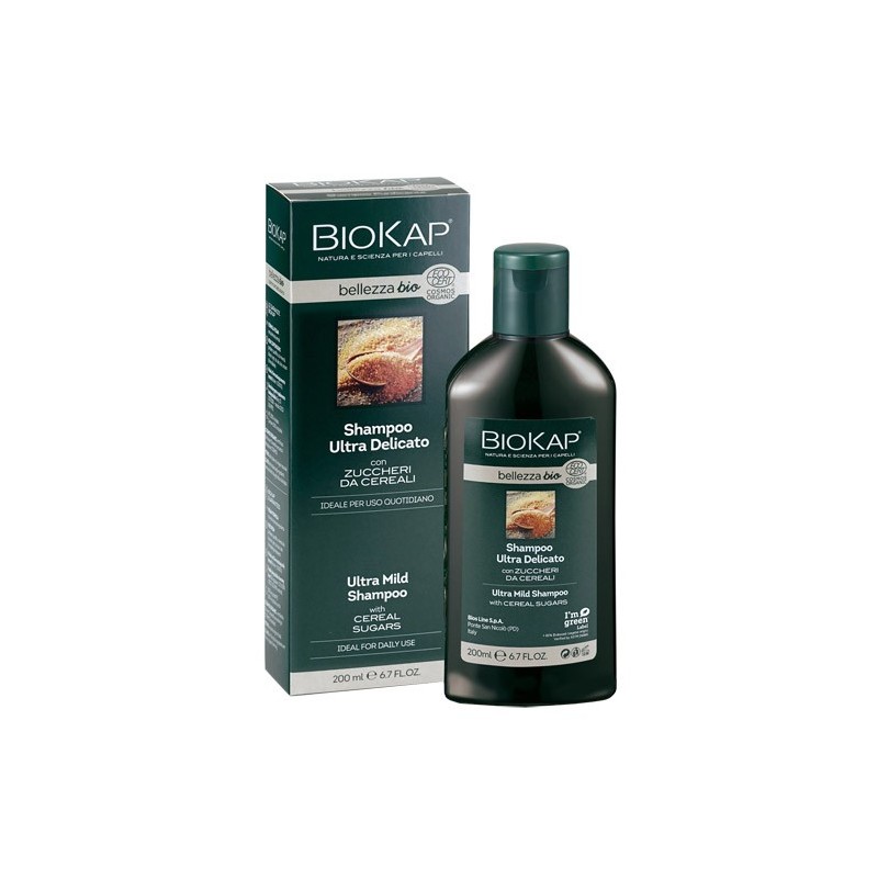 Biokap bellezza bio shampoo ultra delicato cosmos ecocert 200 ml biosline