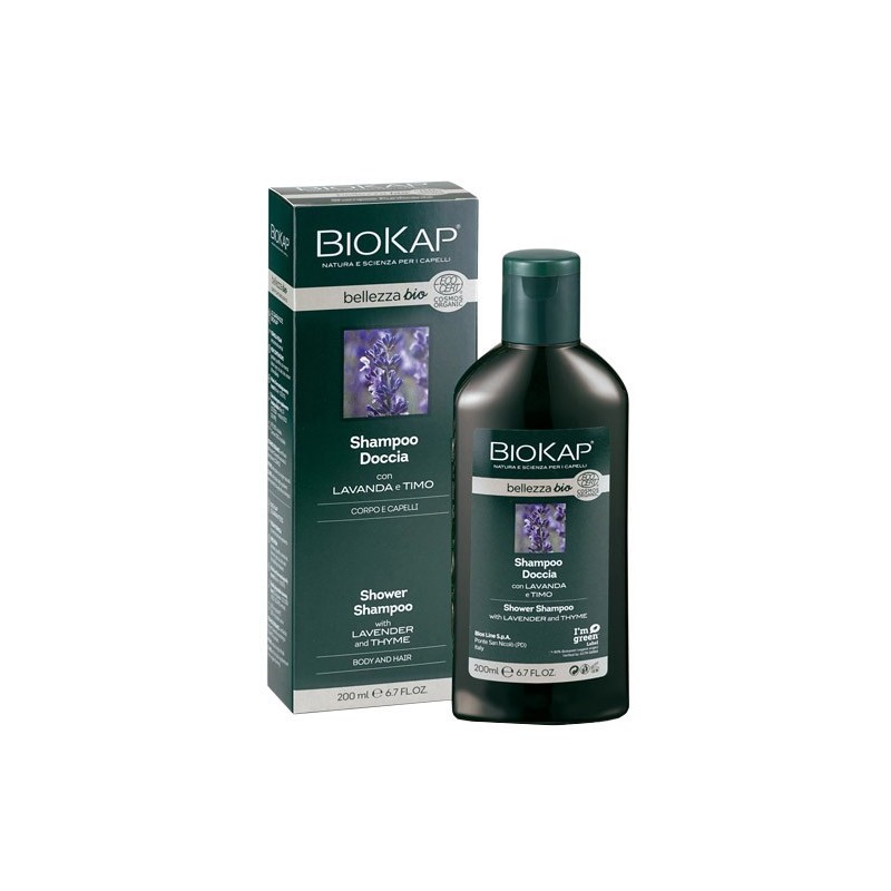 Biokap bellezza bio shampoo doccia cosmos ecocert 200 ml biosline