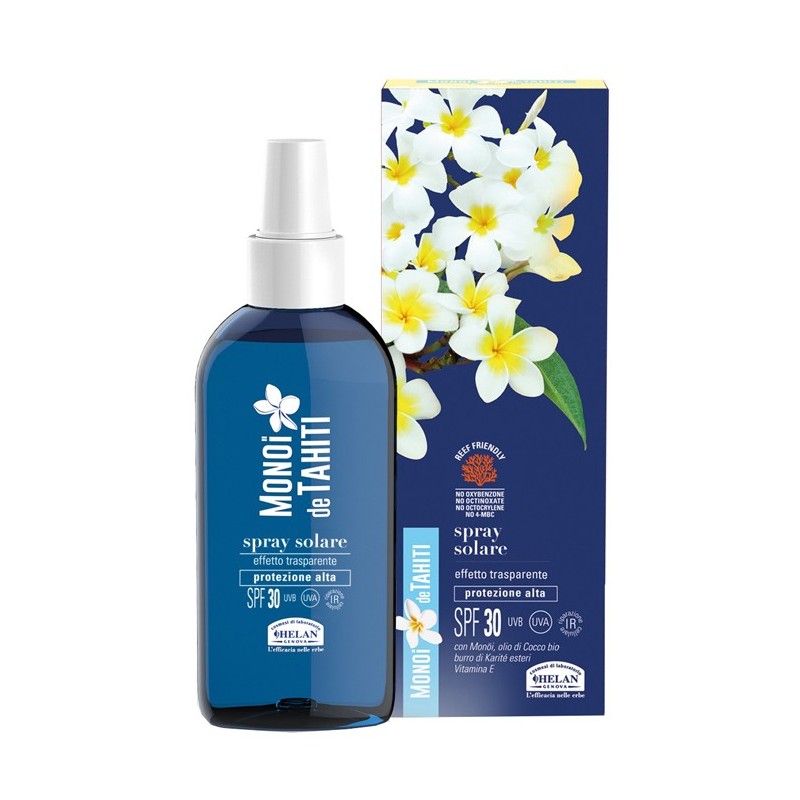 Monoi de tahiti spray solare effetto trasparente spf30 150 ml
