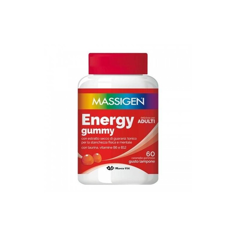 Massigen energy gummy 60 caramelle