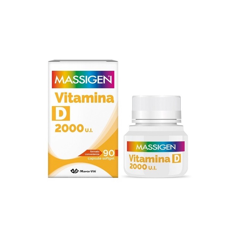 Massigen vitamina d 2000 ui 90 capsule softgel