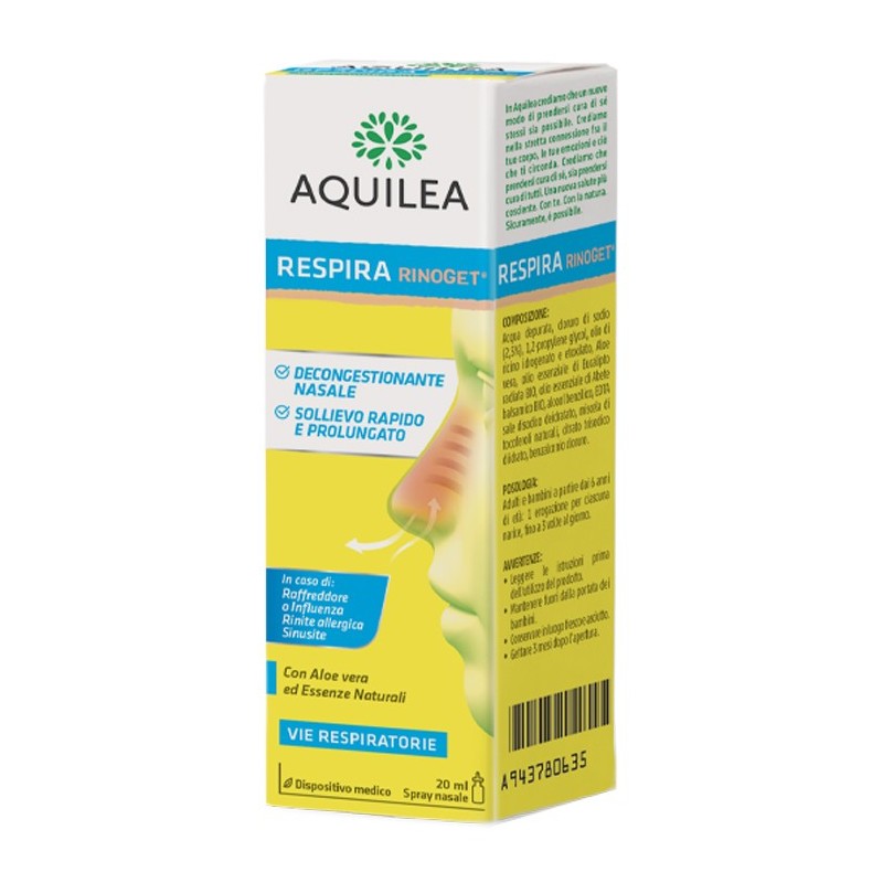 Aquilea respira rinoget 20 ml