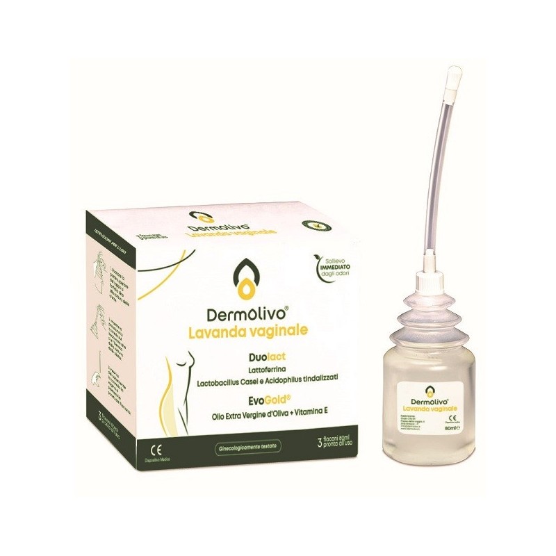 Dermolivo lavanda vaginale 3 fiale da 80 ml