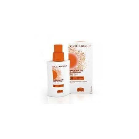 Vogliadisole four respect latte solare spray spf30 viso e corpo 100 ml