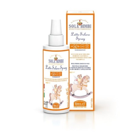 Sole bimbi latte solare spray spf50+ 100 ml Sole bimbi latte solare spray spf50+ 100 ml