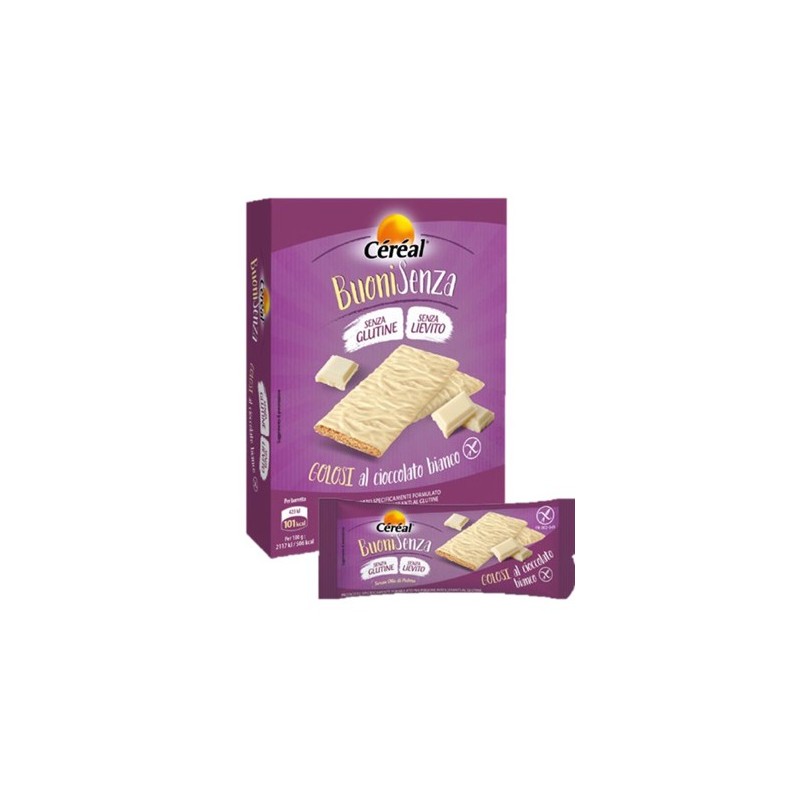 Cereal buoni senza goloso cioccolato bianco 120 g