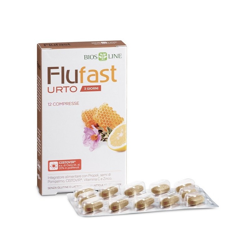Apix propoli flufast urto 3 giorni 12 compresse biosline