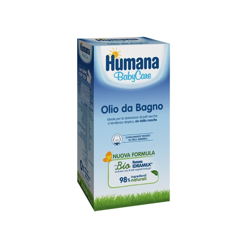 Humana baby care olio da bagno 200 ml