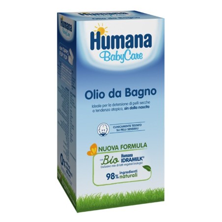 Humana baby care olio da bagno 200 ml