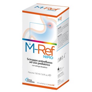 M-ref nipio sciroppo antireflusso ad uso pediatrico 150 ml con siringa dosatrice