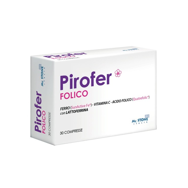Pirofer folico 30 compresse Pirofer folico 30 compresse