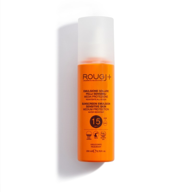 Rougj solare spf15 pelli sensibili 200 ml
