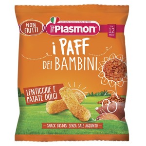 Plasmon dry snack paff lenticchie-patata dolce 15 g