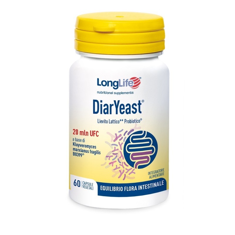 Longlife diaryeast 60 capsule vegetali