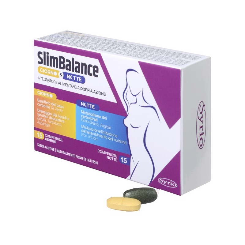 Slim balance giorno e notte 15 compresse giorno 15 compressenotte