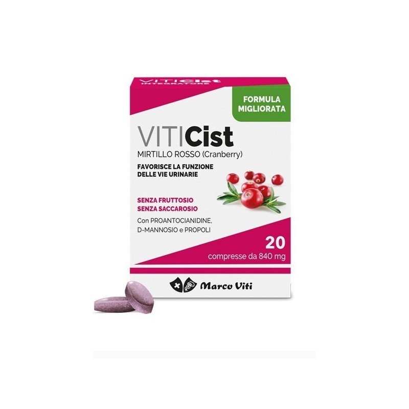 Viticist mirtillo 20 compresse rivestite estite