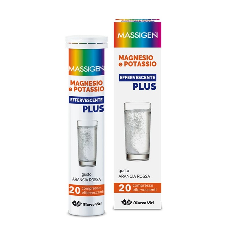 Massigen magnesio potassio plus 20 compresse effervescenti