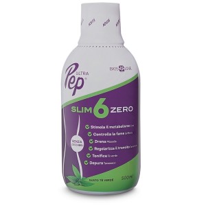Ultra pep slim 6 zero te' verde 500 ml biosline
