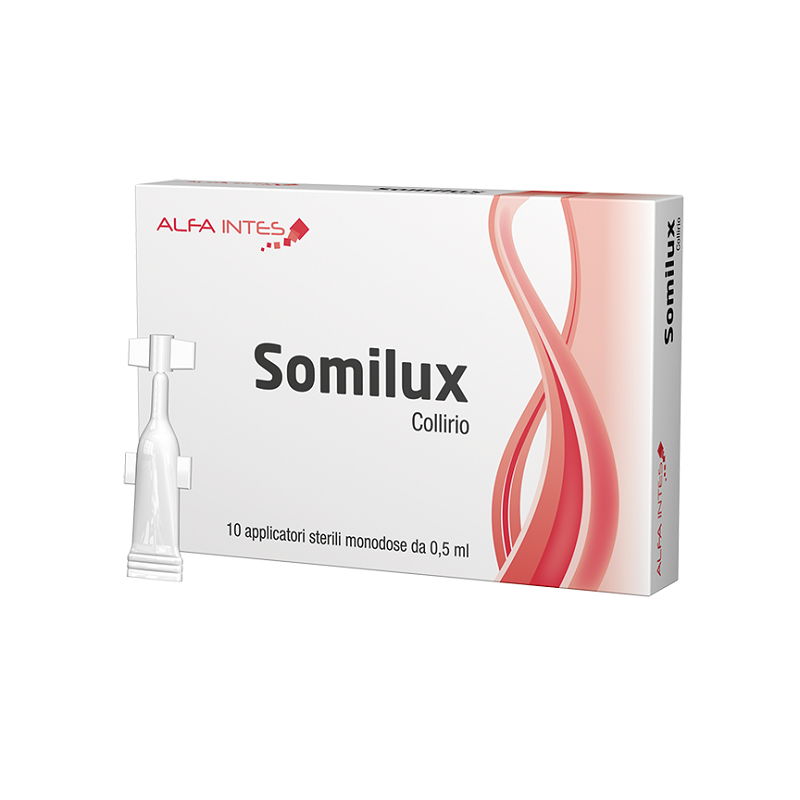 Somilux collirio 10 applicatori sterili monodose da 0,5 ml