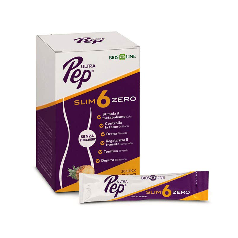 Ultra pep slim 6 zero ananas 20 stick