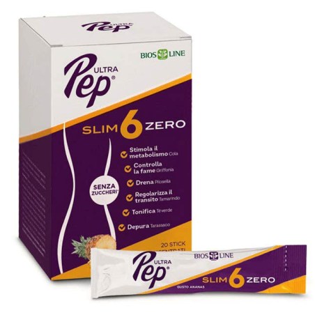 Ultra pep slim 6 zero ananas 20 stick