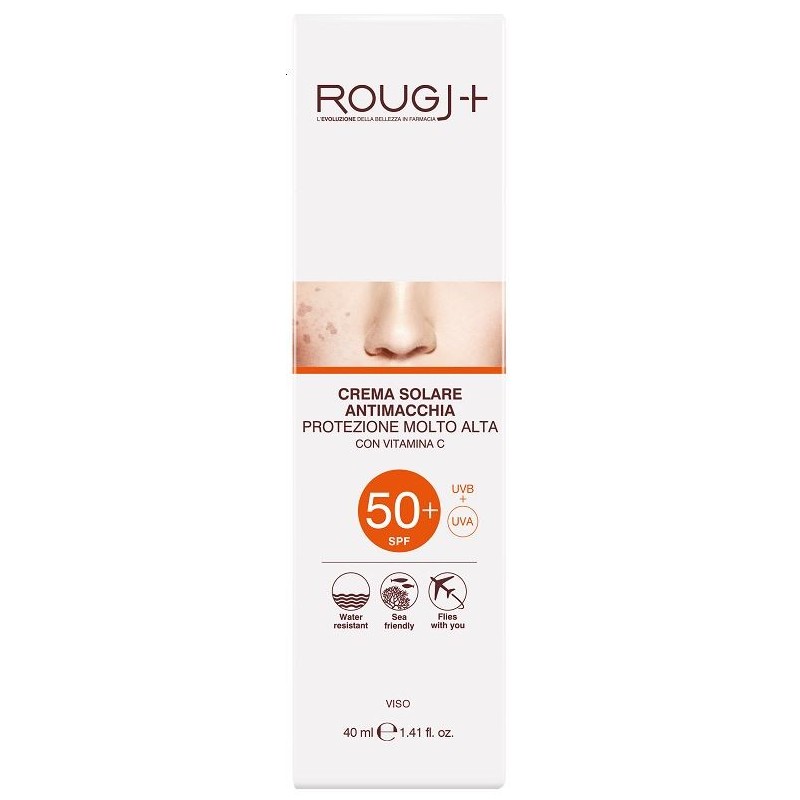 Rougj solare spf50+ viso antimacchia vitamina c 40 ml
